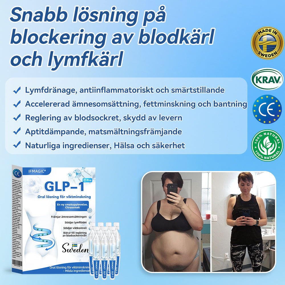 IFMAGIC® GLP-1 Pro Oral lösning för viktminskning 🌵En dos per dag – synliga resultat inom 7 dagar👩⚕️Lämplig för fetma, hjärt-kärlsjukdomar, diabetes, sömnapné, högt kolesterol och höga blodfetter, ledproblem med mera