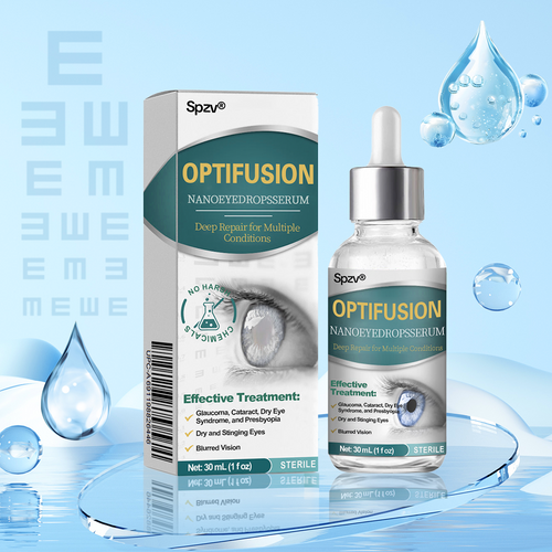 Spzv® OptiFusion Nano Eye Drops Serum 💧 Nano Technology Restores Clear Vision, No Glasses, No Surgery⏰