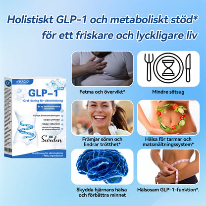 IFMAGIC® GLP-1 Pro Oral lösning för viktminsknin🐐 En dos per dag – synliga resultat inom 7 dagar👩‍⚕️Lämplig för fetma, hjärt-kärlsjukdomar, diabetes, sömnapné, högt kolesterol och höga blodfetter, ledproblem med mera⏰